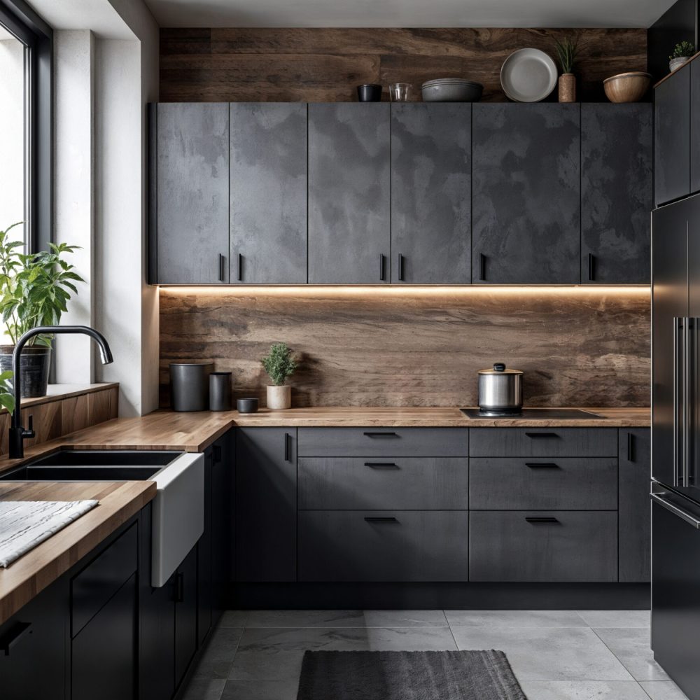 modern-kitchen-interior-with-dark-cabinets-wooden-countertops